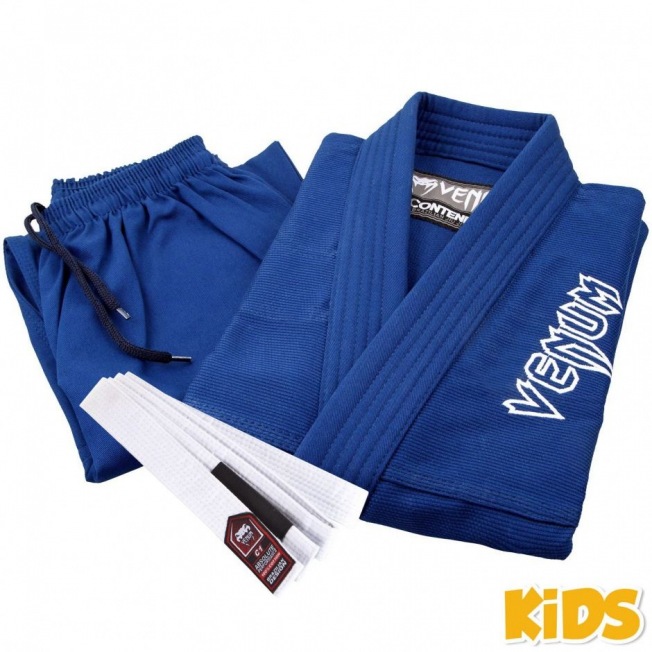 Детское кимоно Venum Contender Kids - Blue | Фото 2