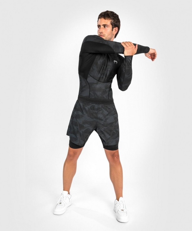 Рашгард Venum Electron 3.0 LS - Black | Фото 2