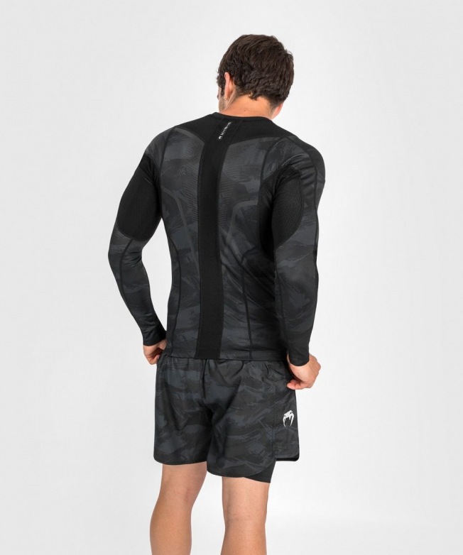 Рашгард Venum Electron 3.0 LS - Black | Фото 3