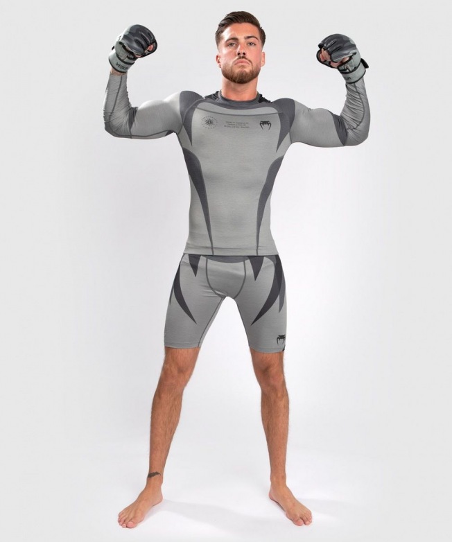 Рашгард Venum Stone LS - Mineral Green | Фото 5