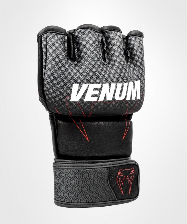 Перчатки ММА Venum Okinawa 3.0 - Black/Red | Фото 2