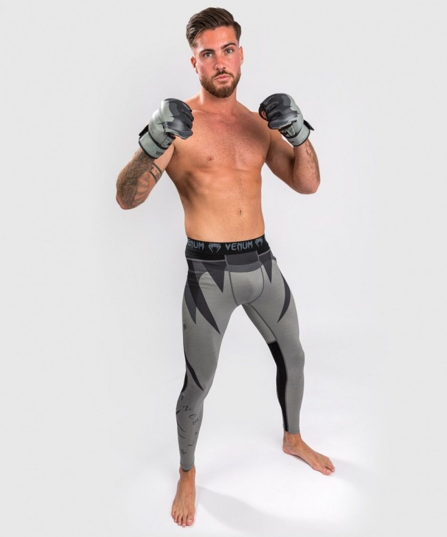 Компрессионные штаны Venum Stone - Mineral Green | Фото 2