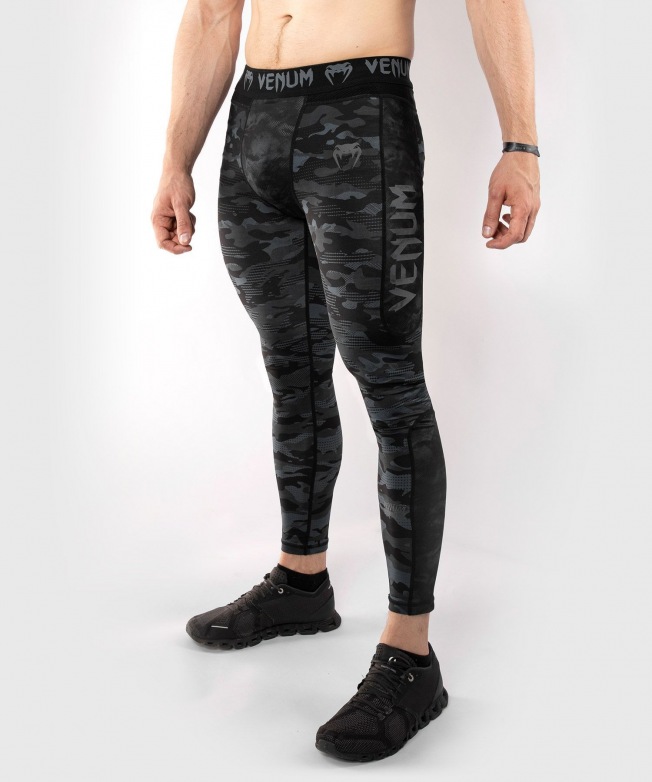 Компрессионные штаны Defender - Dark Camo