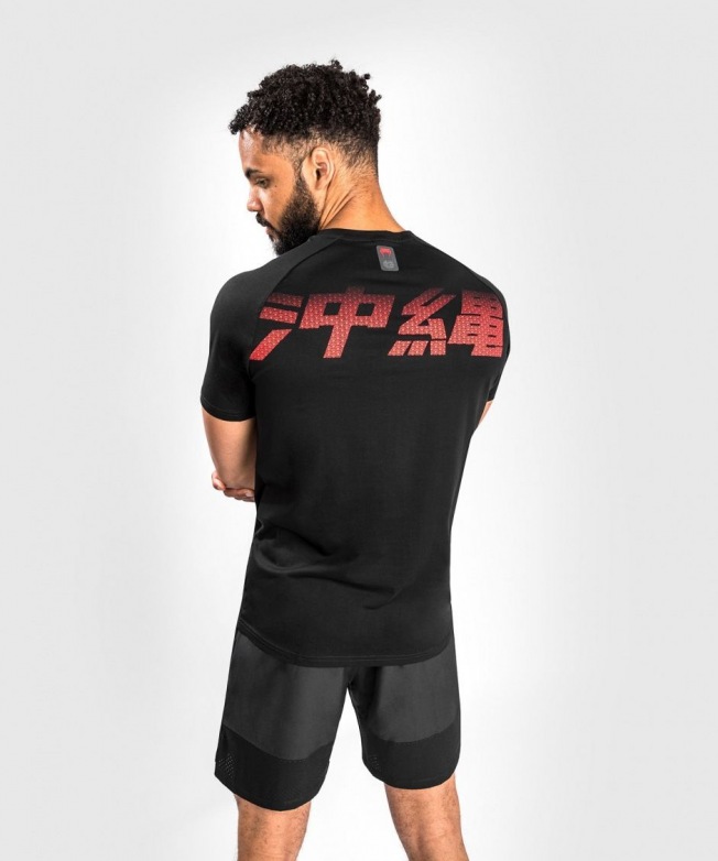 Футболка Venum Okinawa 3.0 - Black/Red | Фото 5
