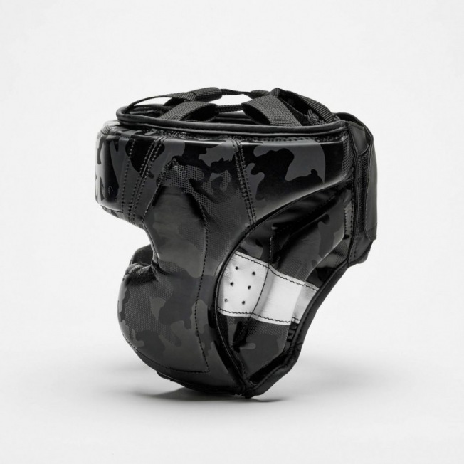 Боксерский шлем Leone Camo CS434 - Black | Фото 2