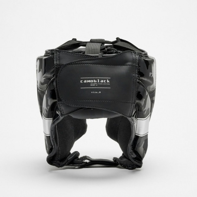 Боксерский шлем Leone Camo CS434 - Black | Фото 3