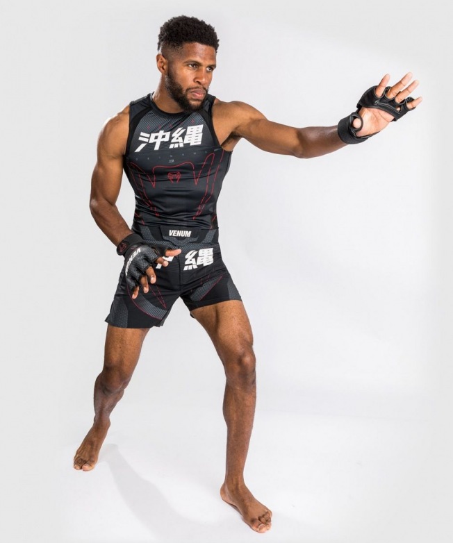 Шорты ММА Venum Okinawa 3.0 - Black/Red | Фото 1