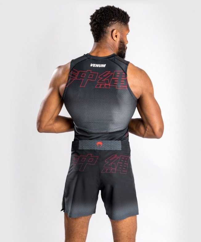 Шорты ММА Venum Okinawa 3.0 - Black/Red | Фото 4