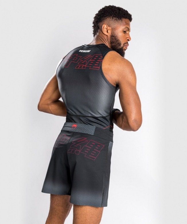 Шорты ММА Venum Okinawa 3.0 - Black/Red | Фото 5