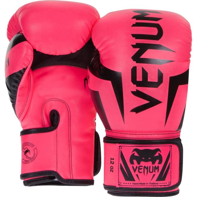 Боксерские Перчатки Venum Elite - Neo Pink