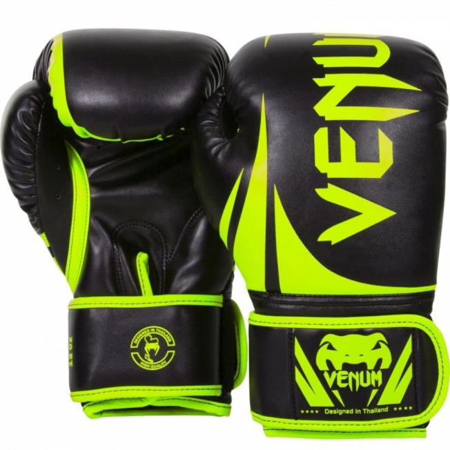 Боксерские Перчатки Venum Challenger 2.0 - Neo Yellow/Black