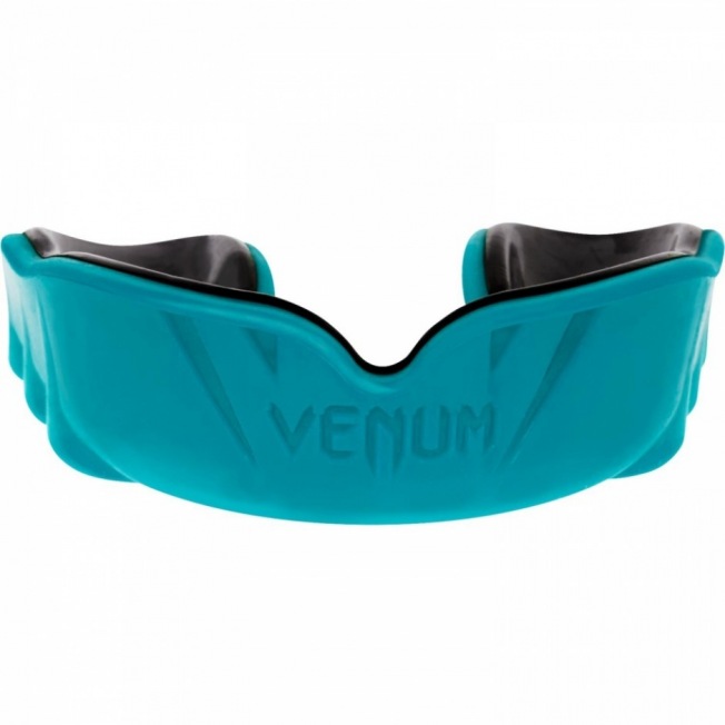 Капа боксерская Venum Challenger - Cyan/Black | Фото 2