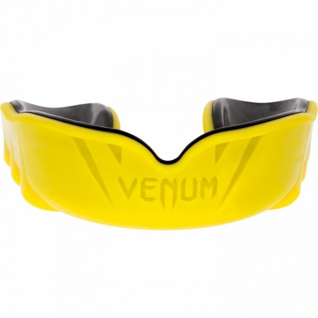 Капа боксерская Venum Challenger - Yellow/Black | Фото 1