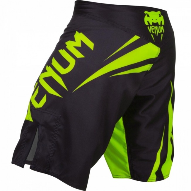 Шорты ММА Venum Challenger - Black/Neo Yellow | Фото 3