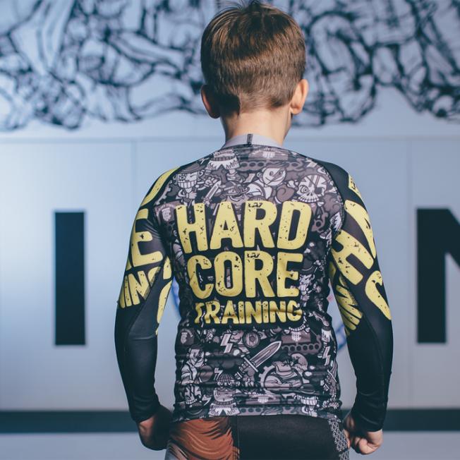 Детский Рашгард Hardcore Training Doodles | Фото 1