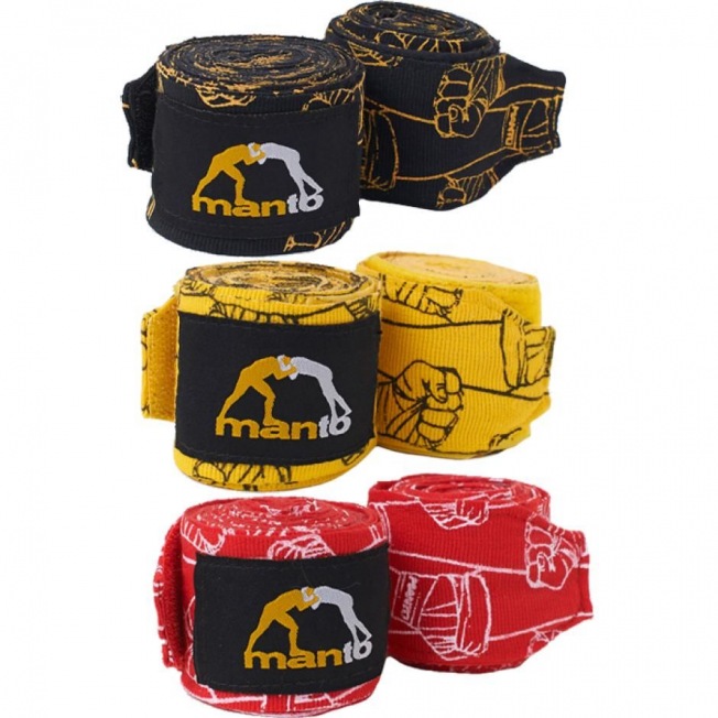 Бинты Manto Pattern - Red (4,5m) | Фото 2