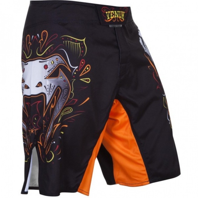 Шорты MMA Venum Santa Muerte 2.0 - Black | Фото 1