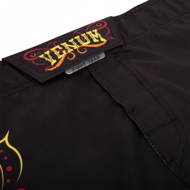 Шорты MMA Venum Santa Muerte 2.0 - Black | Фото 4