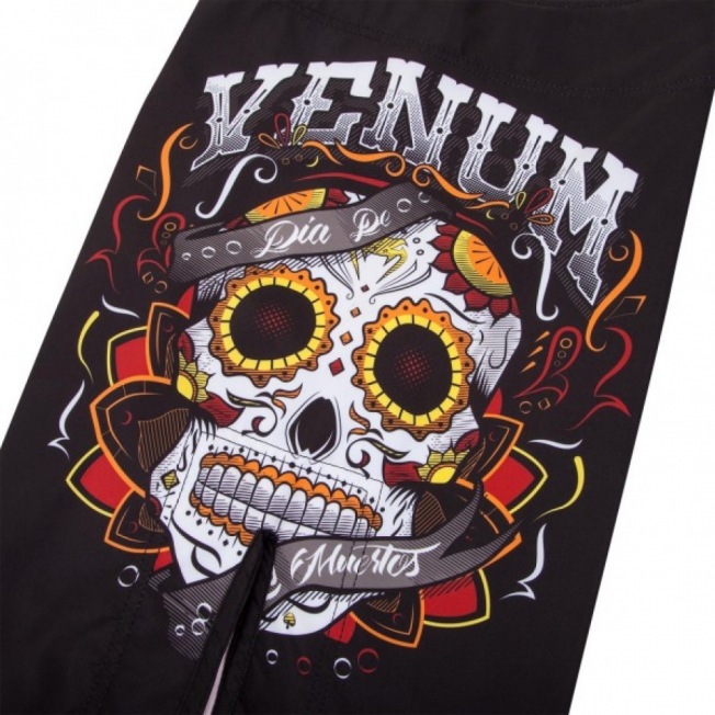 Шорты MMA Venum Santa Muerte 2.0 - Black | Фото 5