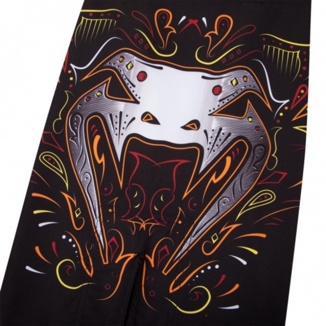 Шорты MMA Venum Santa Muerte 2.0 - Black | Фото 6