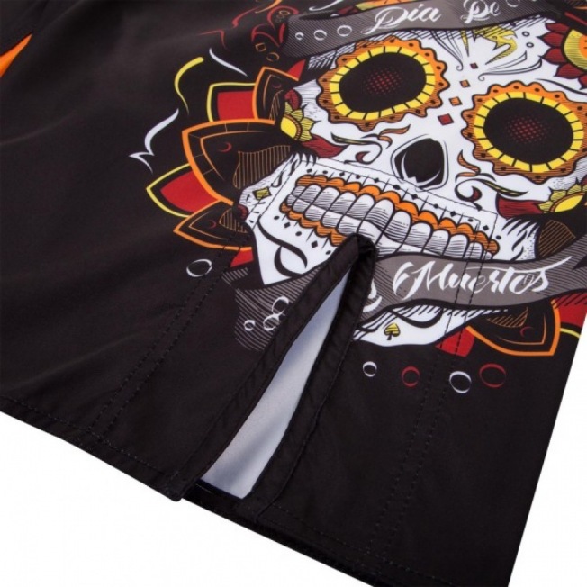 Шорты MMA Venum Santa Muerte 2.0 - Black | Фото 7
