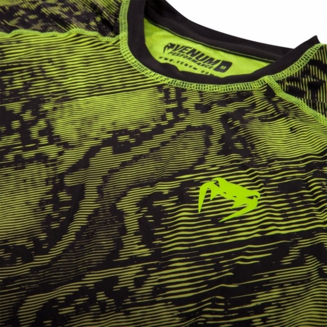 Рашгард Venum Fusion Long Sleeves - Black/Yellow | Фото 6