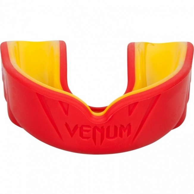 Капа боксерская Venum Challenger - Red/Yellow