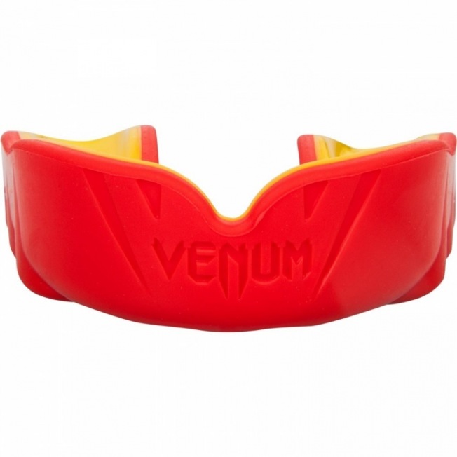 Капа боксерская Venum Challenger - Red/Yellow | Фото 4