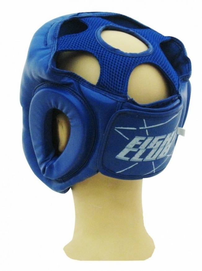 Боксерский шлем с защитой скул Fight Club - Синий | Фото 1