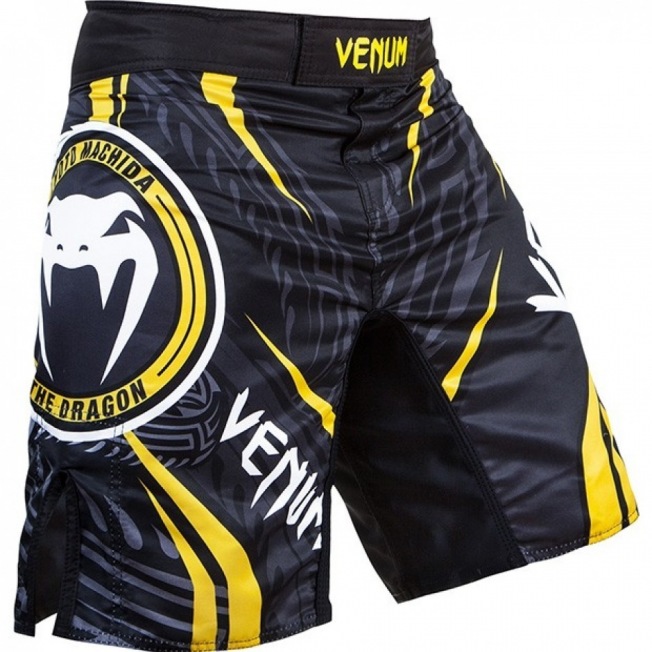 Шорты Venum Lyoto Machida Ryujin - Black/Yellow | Фото 1