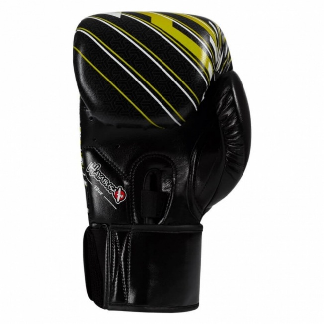 Перчатки Боксерские Hayabusa Ikusa Charged 14oz - Black/Lime Green | Фото 2