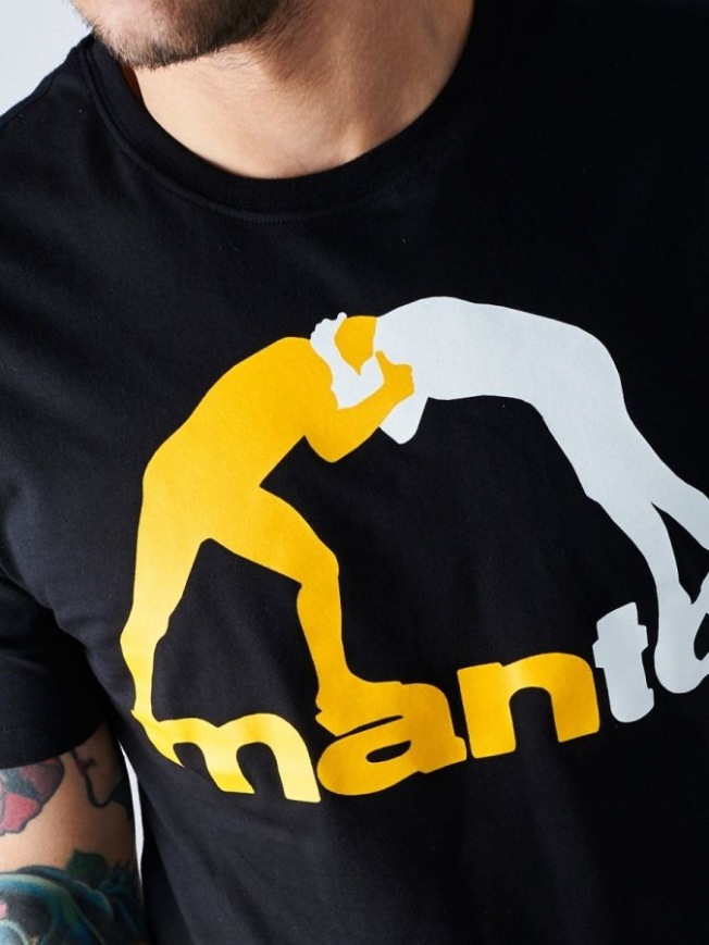 Футболка Manto Classic Logo - Black | Фото 3