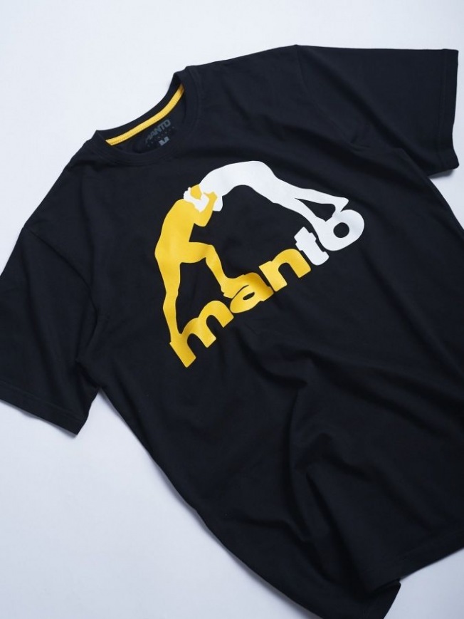 Футболка Manto Classic Logo - Black | Фото 4