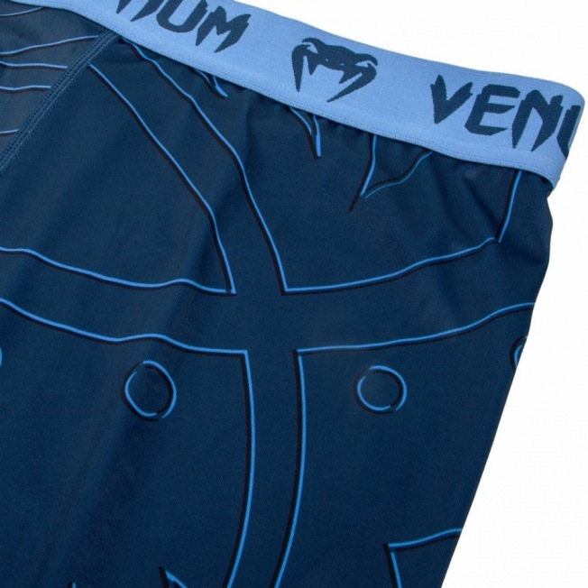 Компрессионные Штаны Venum Nightcrawler - Navy Blue | Фото 4
