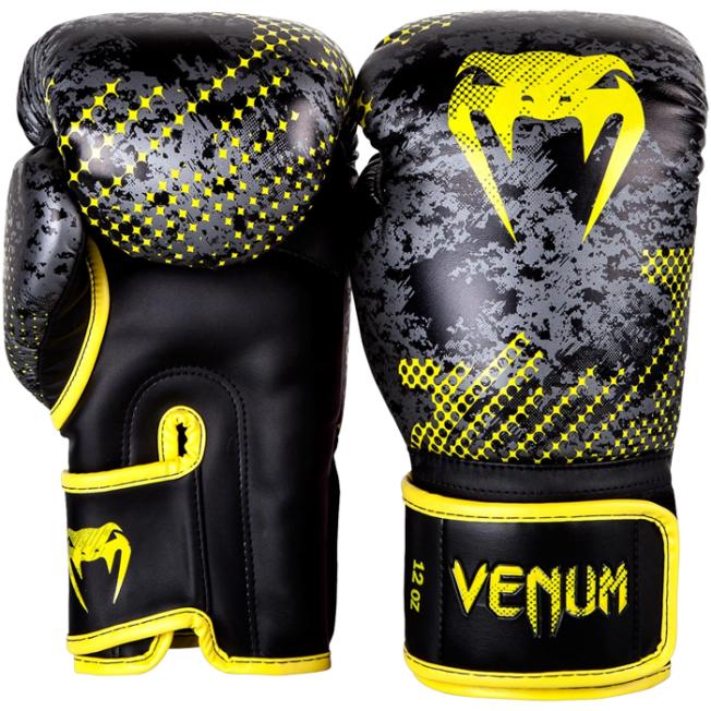 Боксерские Перчатки Venum Tramo Limited Edition - Black/Yellow