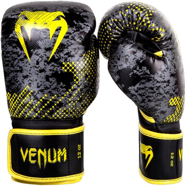 Боксерские Перчатки Venum Tramo Limited Edition - Black/Yellow | Фото 1